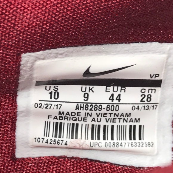 NEW Nike Lebron 13 Xlll Low Premium Red Team Suede - Picture 7 of 8